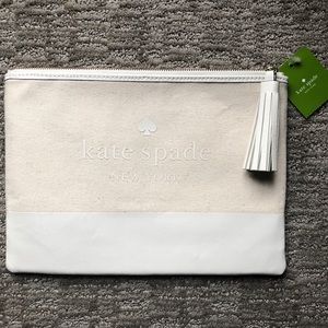 NWT Kate Spade Large Tassel Pouch